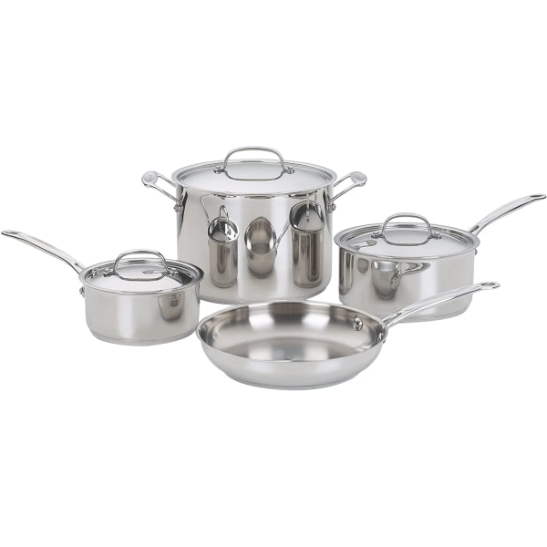 Cuisinart� Chef's Classic 7-Piece Stainless Steel Set, Silver