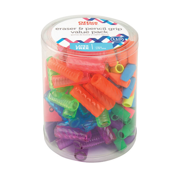 Office Depot Brand Eraser  Pencil Pillow Variety Pack Assorted Pack Of 110