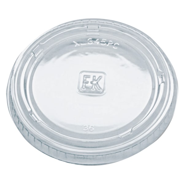 UPC 049202001903 product image for Fabri-Kal� Polystyrene Portion Cup Lids, Fits 3.25 - 5.5 Oz Cups, Clear, Carton  | upcitemdb.com