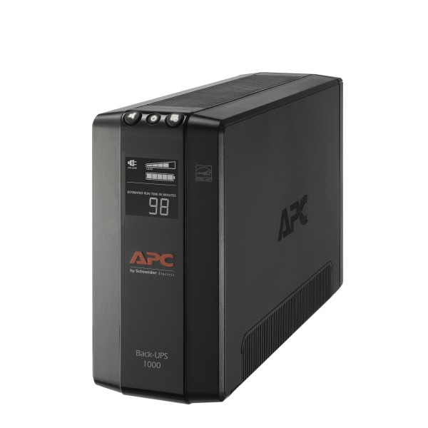APC� Back-UPS� Pro BX Compact Tower Uninterruptible Power Supply, 8 Outlets, 1,000VA/600 Watts, BX1000M