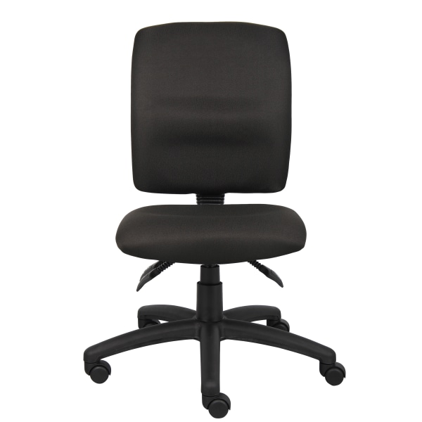 Multi-Function Ergonomic Fabric High-Back Task Chair, Black