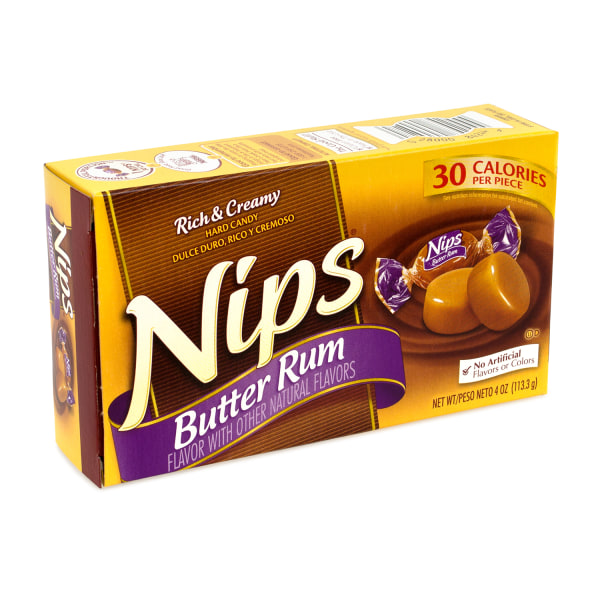 UPC 028000942441 product image for Nips Hard Candy, Butter Rum, 4 Oz, Box Of 12 | upcitemdb.com