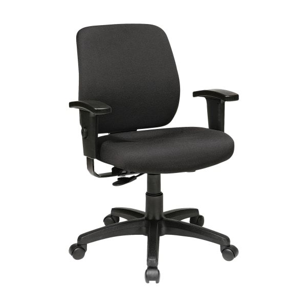 Office Star Work Smart Deluxe Task Chair, Black