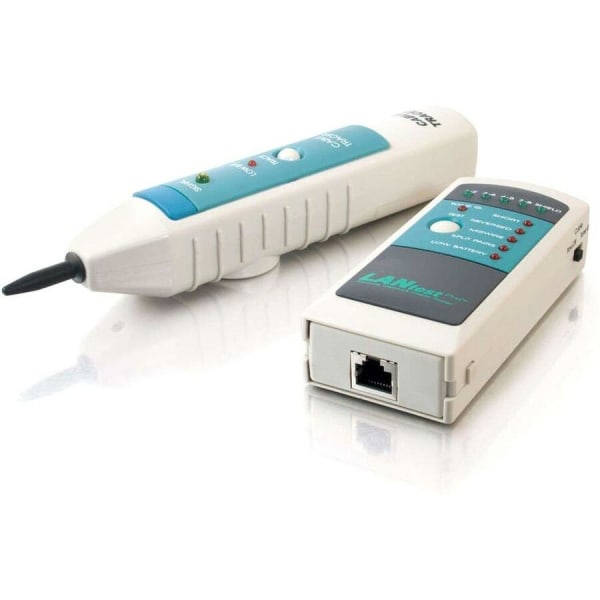 C2G LANtest Pro Remote Network Cable Tester with Tone and Probe - Cable Length Testing, Short Circuit Testing, Split Pair Testing, Open Circuit Testin