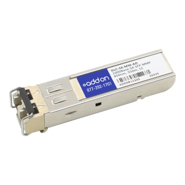 AddOn Cisco GLC-SX-MM Compatible TAA Compliant 1000Base-SX SFP Transceiver (MMF, 850nm, 550m, LC)