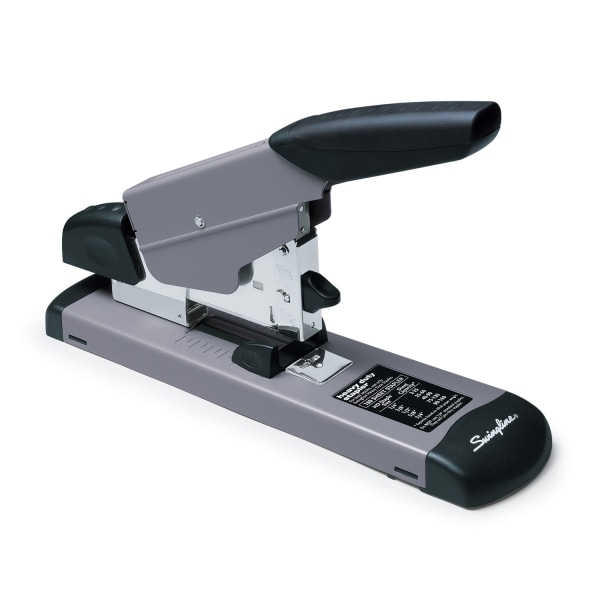 Swingline Heavy Duty Desktop Stapler, 160-Sheet Capacity, Black/Gray (39005) | Quill