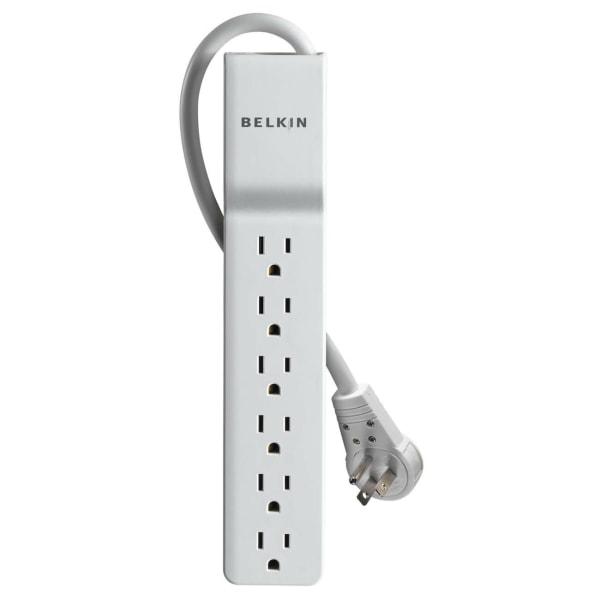 UPC 722868603666 product image for Belkin 6-Outlet Home And Office Surge Protector - 6 foot cord - Black - 720 Joul | upcitemdb.com