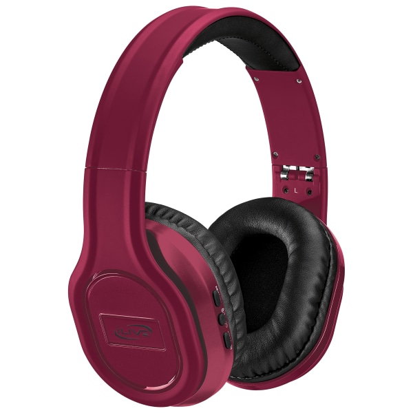 Bluetooth® Over-The-Ear Headphones, Merlot - ILive IAHP87MER
