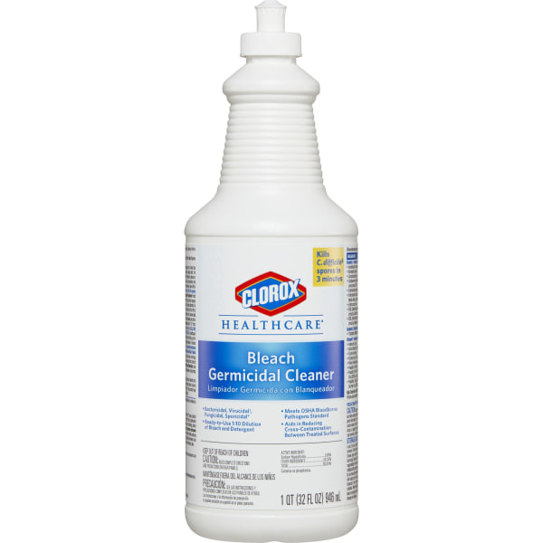 UPC 729969688325 product image for Clorox Healthcare® Bleach Germicidal Cleaner Pull-Top, 32 Ounces | upcitemdb.com