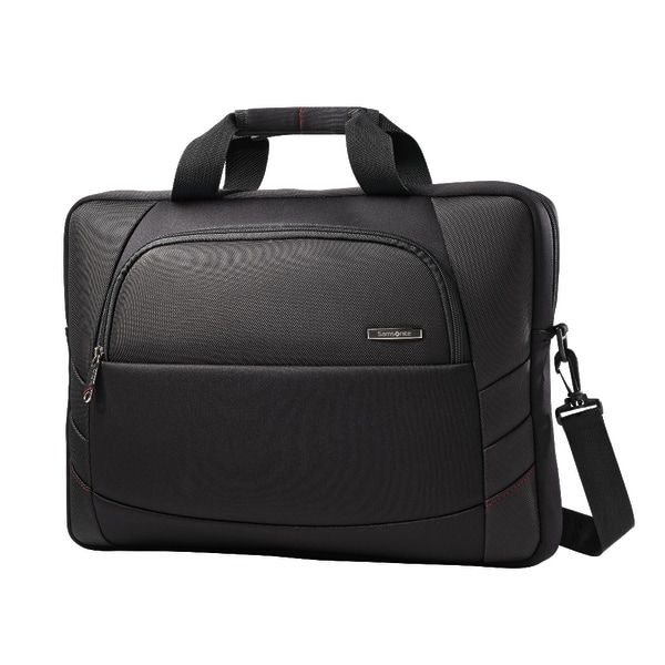 Samsonite® Xenon 2 Slim Briefcase Laptop Bag For Laptops Up To 17.3", Black