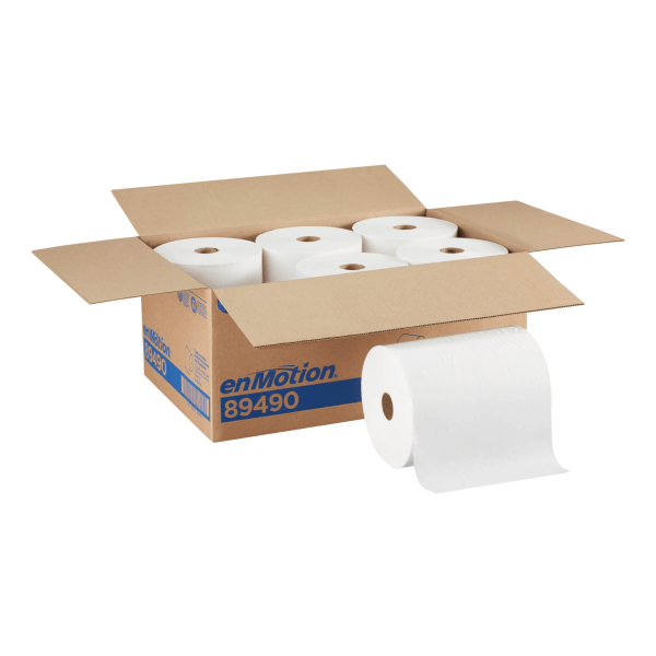 enMotion® by GP PRO 1-Ply Paper Towels, 40% Recycled, Pack Of 6 Rolls -  89490