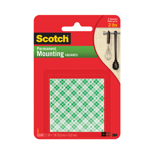 UPC 051131969322 product image for Scotch� Permanent Foam Mounting Squares, 2