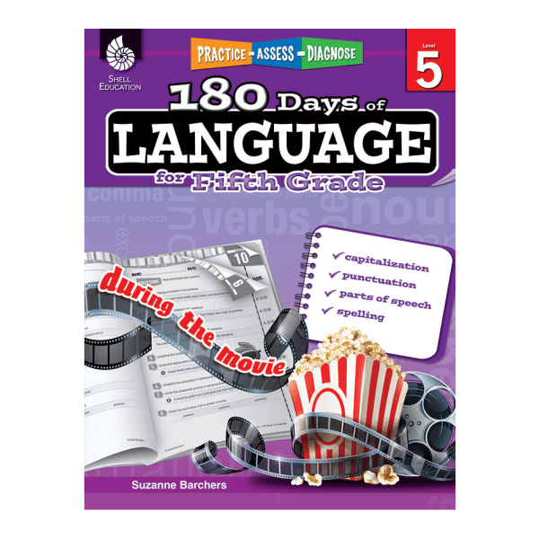 ISBN 9781425811709 product image for Shell Education 180 Days Of Language Workbook, Grade 5 | upcitemdb.com