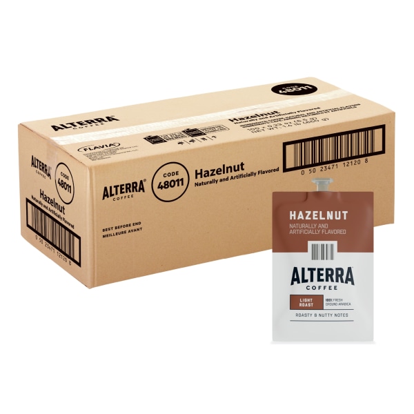 FLAVIA ALTERRA Coffee, Hazelnut, 20-Count Fresh Packs (Pack of 5)