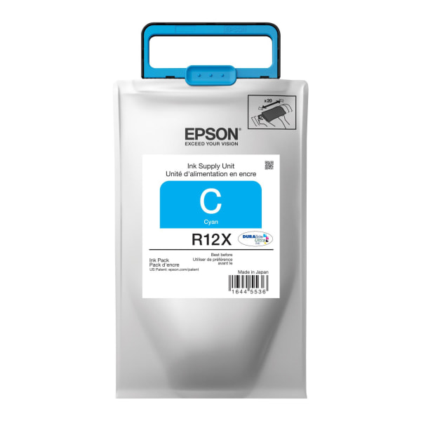 Epson R12X DuraBrite Ultra High-Yield Cyan Ink Cartridge, TR12X220