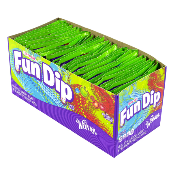 UPC 079200110505 product image for Willy Wonka Lik M Aid Fun Dip, Small, 0.5 Oz, Pack Of 48 | upcitemdb.com