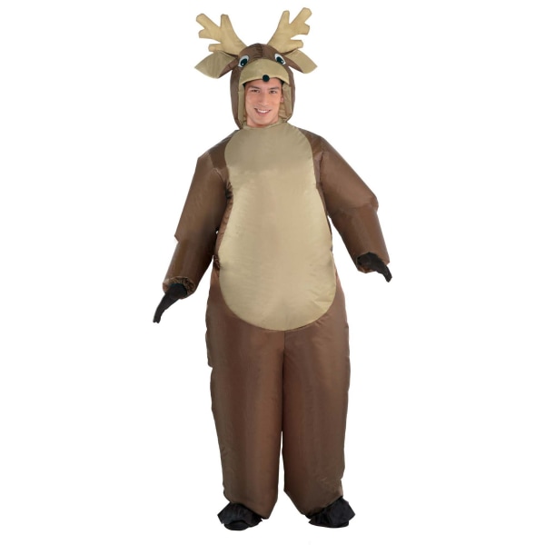 UPC 013051773243 product image for Amscan Inflatable Reindeer Adults' Costume, Standard Size | upcitemdb.com