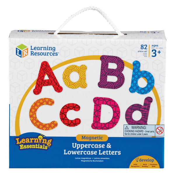 Learning Resources Upper/Lower Case Magnetic Letters - Learning Theme/Subject - Lowercase Letters, Uppercase Letters Shape - 7725