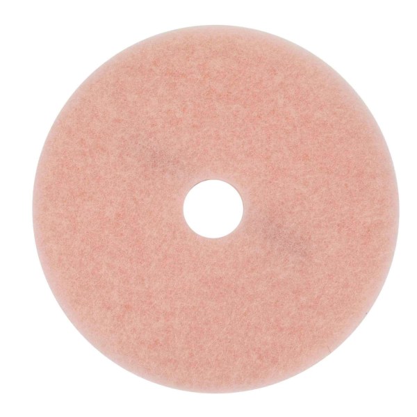 3M&trade; 3600 Eraser Burnish Pads, 17&quot; Diameter, Pink, Box Of 5 210919