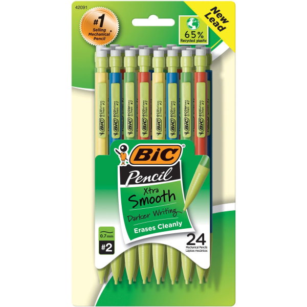 UPC 070330420915 product image for BIC Recycled 0.7 mm Mechanical Pencils - 0.7 mm Lead Diameter - Assorted Barrel  | upcitemdb.com