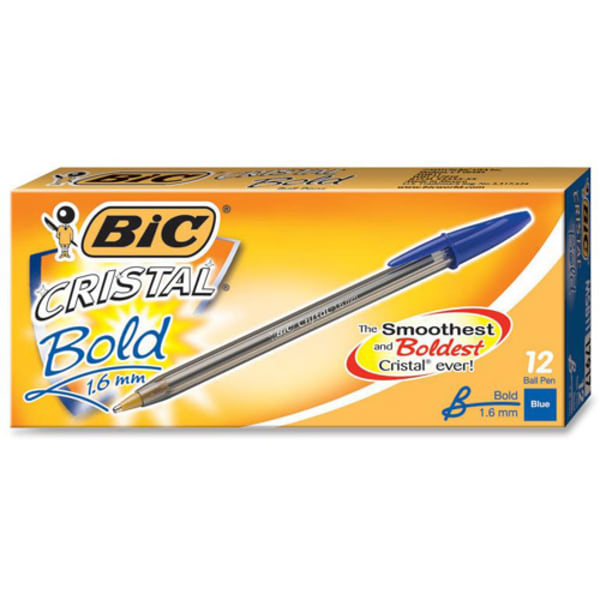 Bic cristal bp bold Blue dz msb11blu (070330179172)