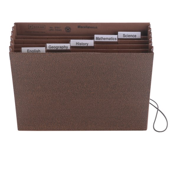 UPC 086486705400 product image for Smead® Subject Expanding File, 6 Pocket, 12