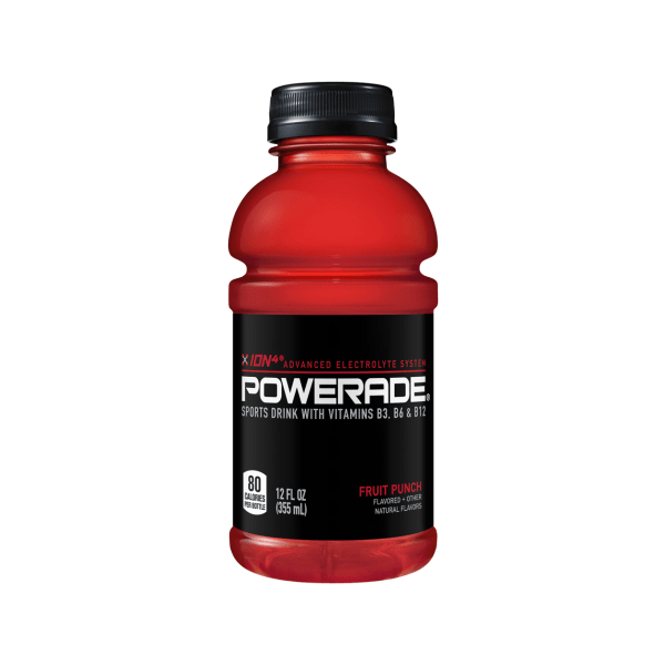 UPC 049000069143 product image for Powerade ION4 Advanced Electrolyte System Sports Drinks, 12 Oz, Fruit Punch, Pac | upcitemdb.com