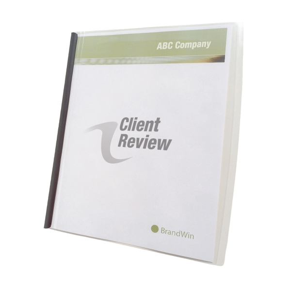 Photos - File Folder / Lever Arch File GBC � Slide 'n Bind Report Covers, 8 1/2" x 11", Clear, Pack Of 10 W67504 