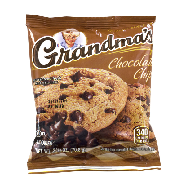 (BBD: 11/07/2023) Quaker Oats  QKR45092  Grandma s Chocolate Chip Cookies  60 / Carton