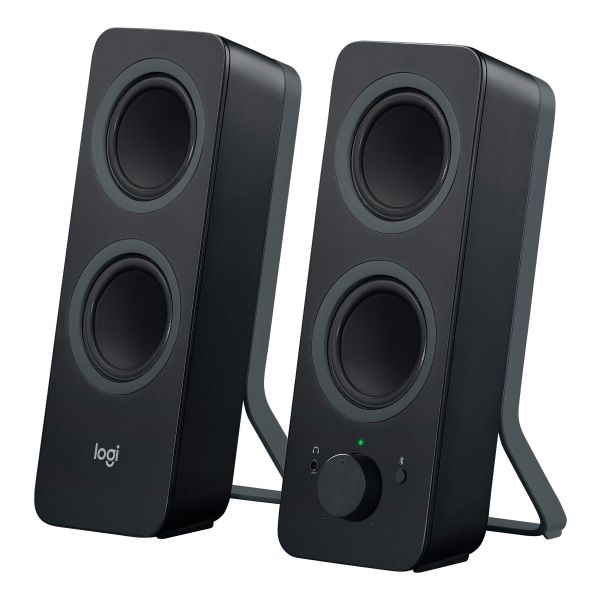 Logitech® Z207 Bluetooth® Computer Speakers, Black, Pack Of 2