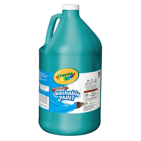 UPC 071662082482 product image for Crayola® Washable Paint, Turquoise, Gallon | upcitemdb.com