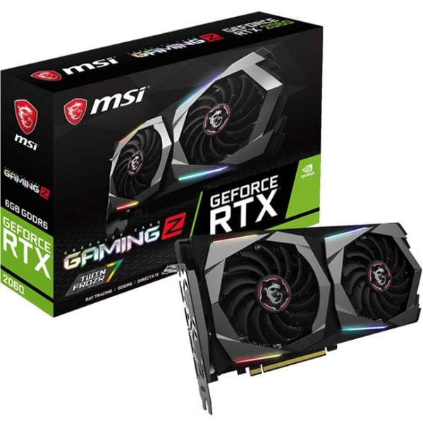 UPC 824142176603 product image for MSI GeForce RTX 2060 GAMING Z 6G GeForce RTX 2060 Graphic Card - 6 GB GDDR6 - 19 | upcitemdb.com