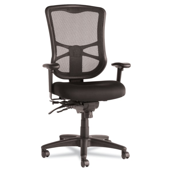 Alera Elusion Mesh High-Back Multifunction Chair, Black -  EL41ME10B