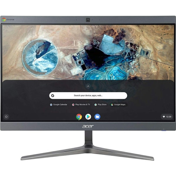 ® Chromebase CA24I2 All-In-One Desktop, 23.8"" Screen, Intel® Celeron®, 4GB Memory, 128GB Solid State Drive, Chrome OS - Acer DQ.Z18AA.001