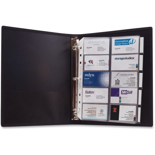 UPC 025728003331 product image for Anglers 3-Ring Business Card Binder, 8.50