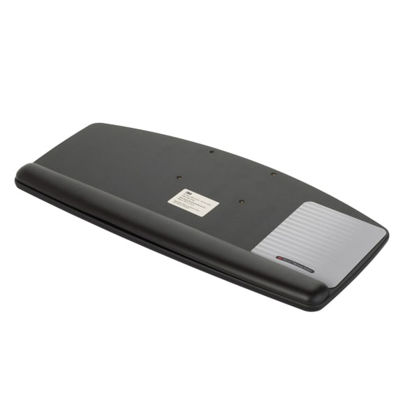 3M Adjustable Keyboard Tray Platform - 12.3 Width x 2.3 Depth - Black - 1