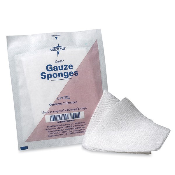 UPC 080196692050 product image for Medline Non-Sterile Woven Gauze Sponges, 12-Ply, 3