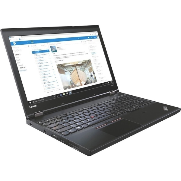 Lenovo ThinkPad L570 Laptop, 15.6  Screen, Intel Core i5, 4GB Memory, 180GB Solid State Drive, Windows 7 Pro 