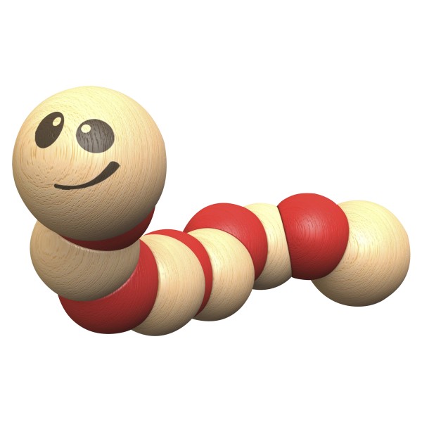 UPC 855950003119 product image for BeginAgain Toys Earthworm Wooden Toy - Skill Learning: Grasping, Senses, Fine Mo | upcitemdb.com