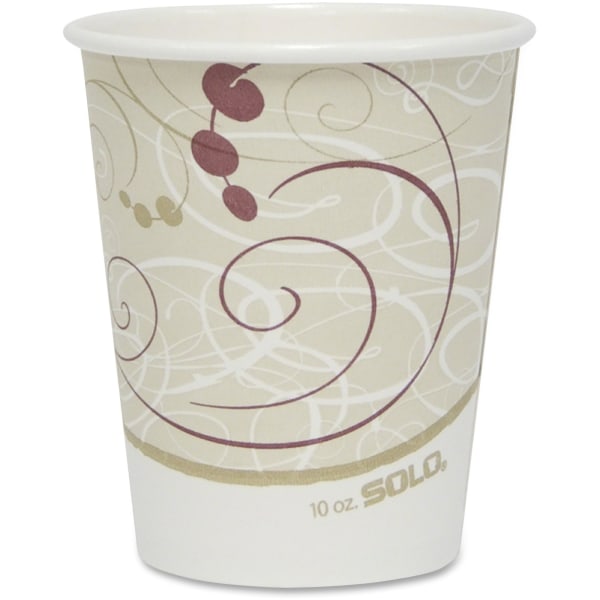UPC 041165921069 product image for Solo Cup Poly Lined Hot Paper Cups - 10 fl oz - 50 / Pack - Beige -  | upcitemdb.com