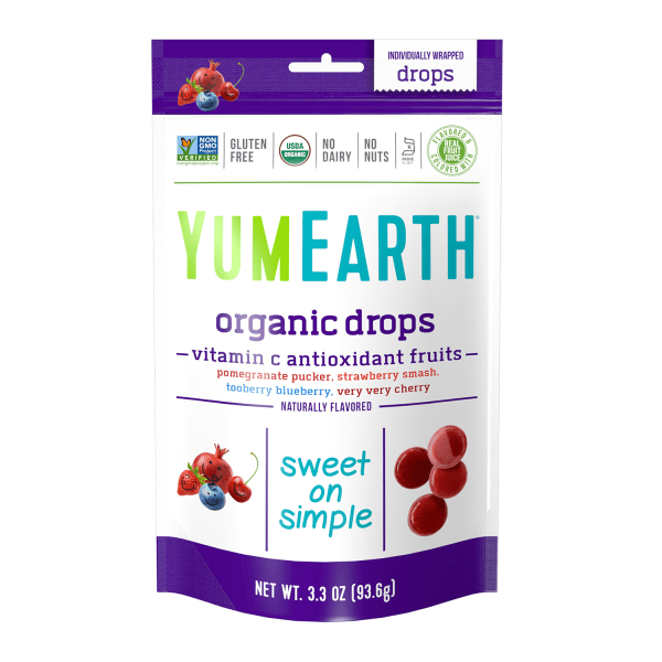 Yummy Earth Organic vitamin c drops - anti-oxifruits - case of 6 - 3.3oz (810165011502)