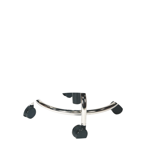 Alera Height-Adjustable Utility Task Stool, Black Seat/Chrome Frame, Quantity: 1