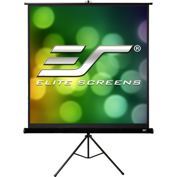 Elite Screens Tripod Pro Series - 85-INCH 1:1, Adjustable Multi Aspect Ratio Portable Indoor Outdoor Projector Screen, 8K / 4K Ultra HD 3D Ready, 2-YE -  T85UWS1-PRO