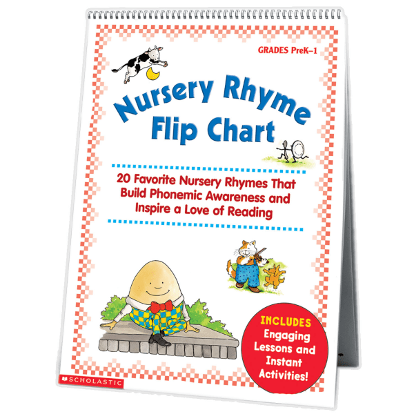 Scholastic Teacher Resources Nursery Rhyme Flip Chart, Grades Pre-K To 1 -  Teacher's Edition