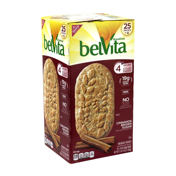 UPC 044000043209 product image for Belvita Breakfast Biscuits Cinnamon Brown Sugar 4 Packs, 25 Count | upcitemdb.com