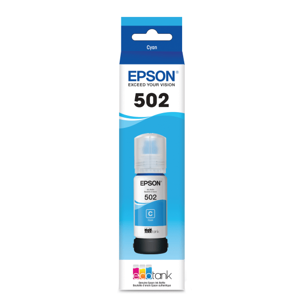 Photos - Ink & Toner Cartridge Epson ® 502 EcoTank® Cyan Ink Bottle, T502220-S 