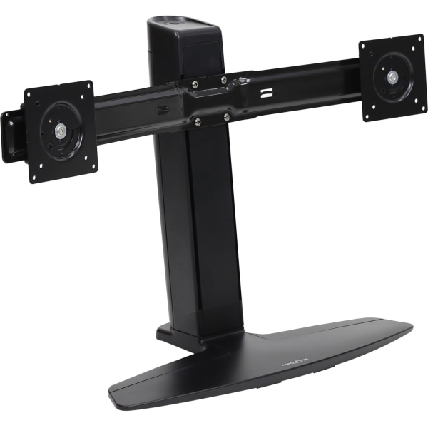 Ergotron Neo-Flex Dual LCD Lift Stand - Up to 24"" Screen Support - 34 lb Load Capacity - LCD Display Type Supported - Desktop - Black -  33-396-085