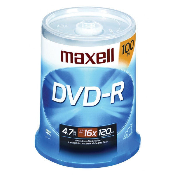 Maxell 16x DVDR Media  120mm