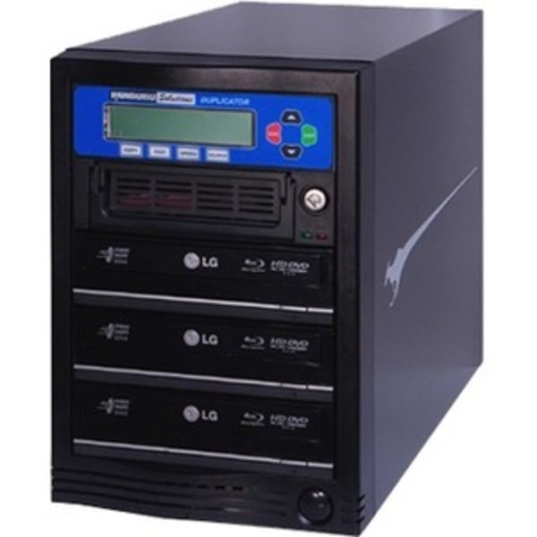 Kanguru BD/DVD/CD Duplicator - Standalone - BD-Writer - 6x BD-R, 22x DVD-R, 22x DVD R, 12x DVD-R, 16x DVD R, 52x CD-R - 6x BD-RE, 22x DVD R/RW, 22x DV