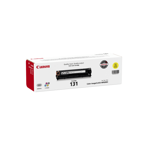 Canon 131 Yellow Standard Yield Toner Cartridge (6269B001AA) | Quill